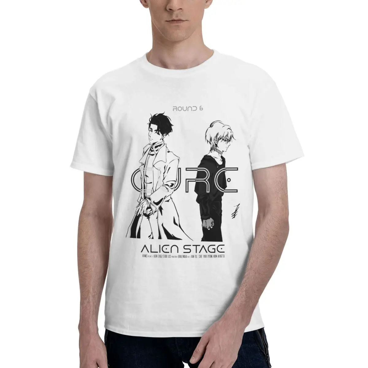 Men Alien Stage Ivan Till T Shirt Streetwear Plus Size Cotton Crewneck Sleeve Men Tshirt