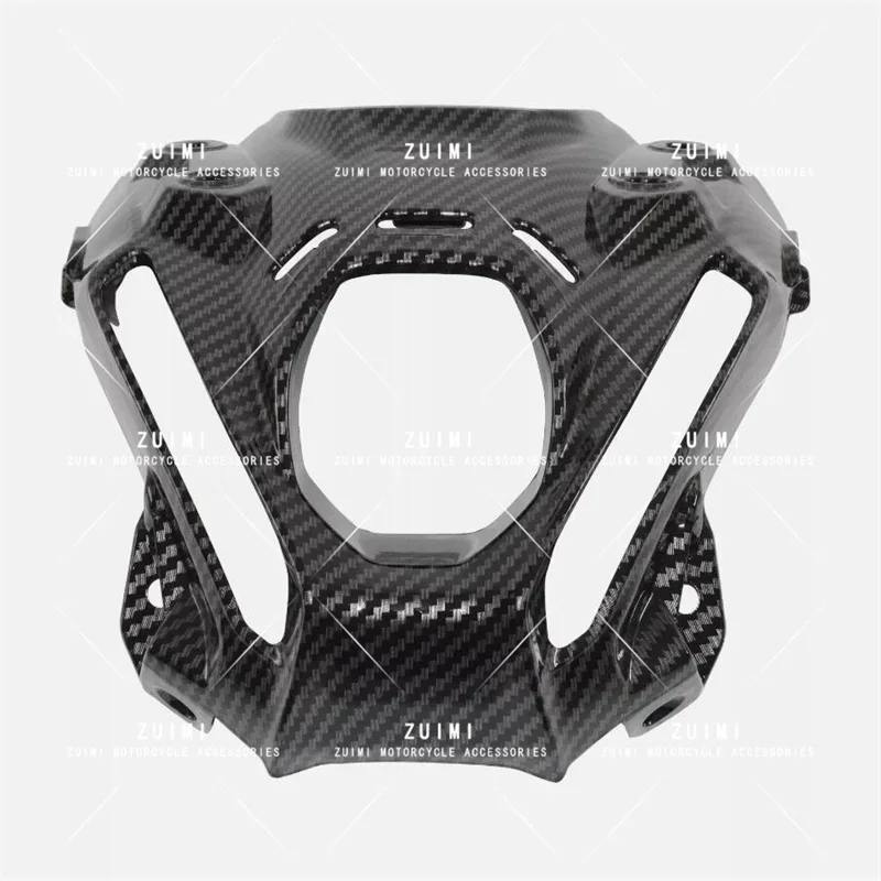 Suitable for YAMAHA MT-09 SP 2021-2023 with carbon fiber patterned front headlight cover, cowl panel, fairing housing, and hood