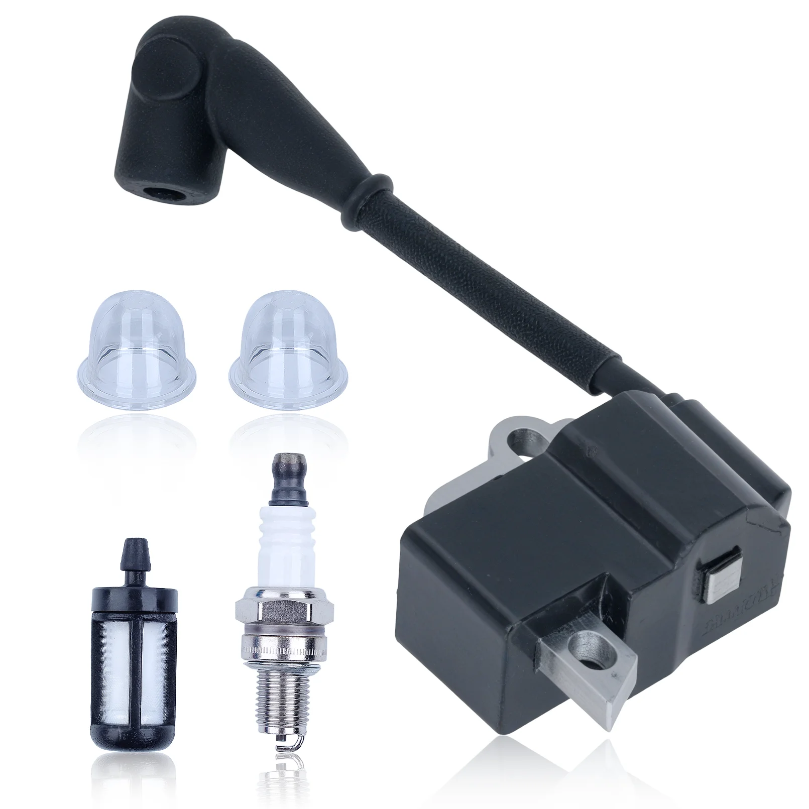 Комплект свечей зажигания катушки зажигания для Stihl FS91 FS111 FS131 FS131R FS89 триммер 4180 400 1313 KM91R KM131R FC111 FC131