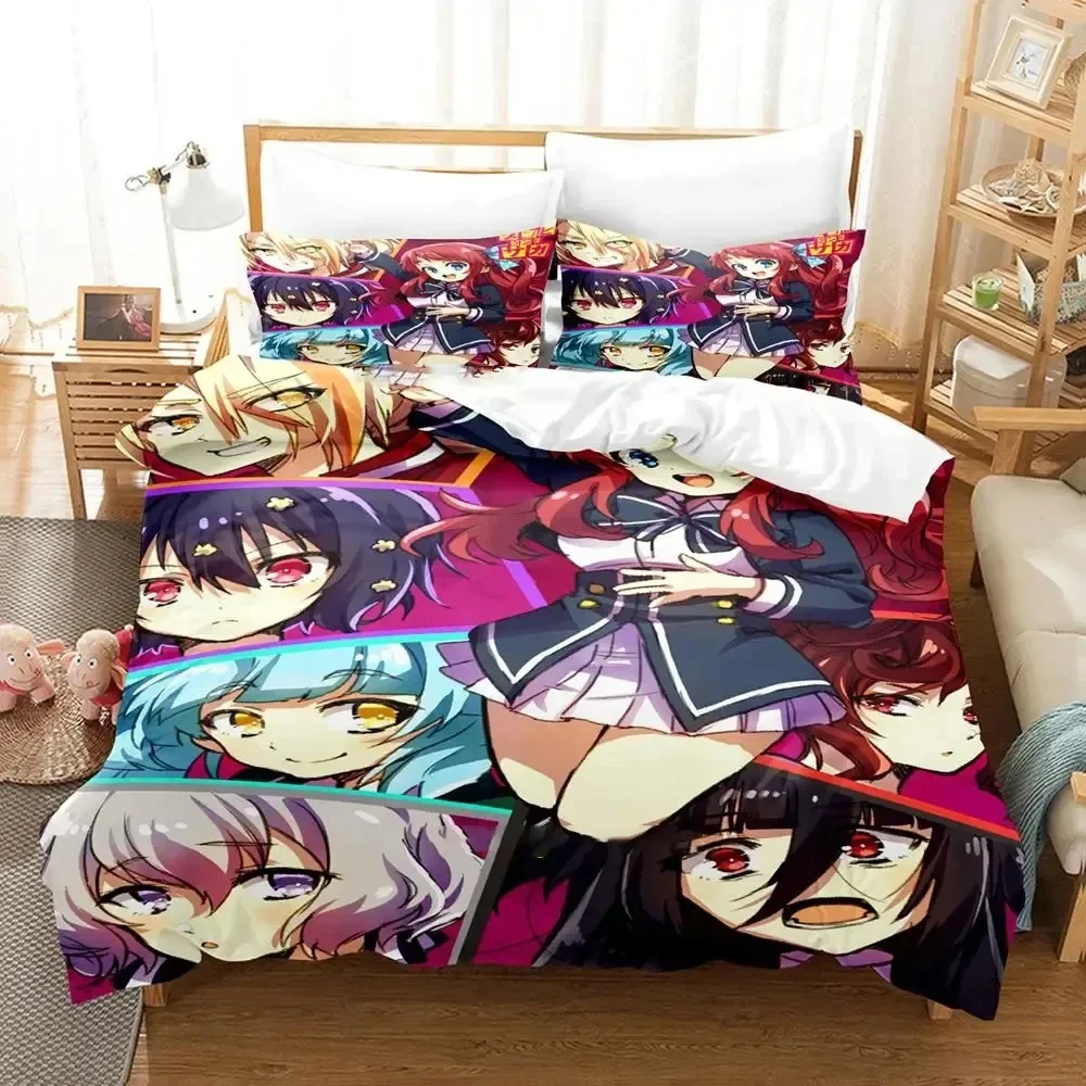 

Аниме Zombie Land Saga Комплект постельного белья Пододеяльник Постельное белье Пододеяльник Наволочка Одеяло King Queen Size Комплект постельного белья для взрослых для мальчиков
