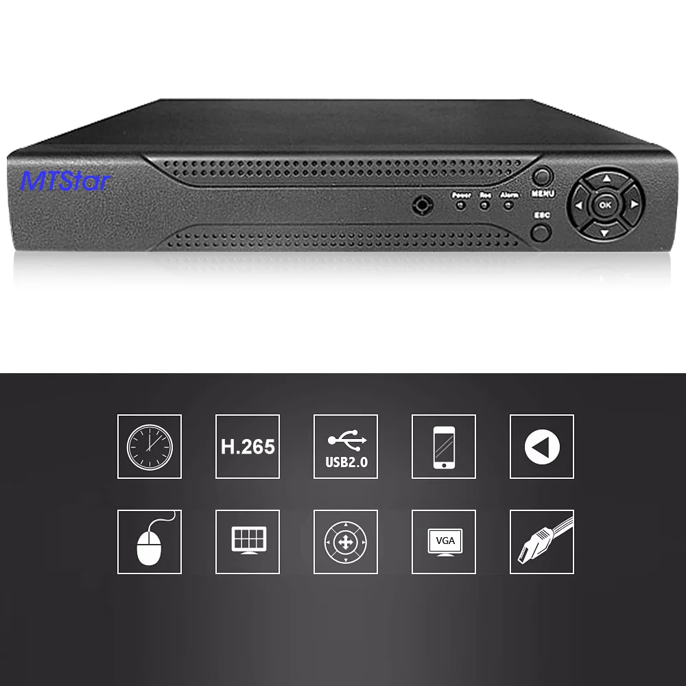 H. 265 Xmeye 4CH Face Detect Ahd DVR 4channel 5MP-N DVR Surveillance 6 in 1 Tvi Cvi CVBS Hybrid Security CCTV DVR HDMI P2p DVR