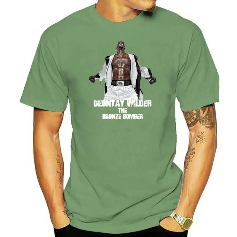 Deontay Wilder бронзовая черная футболка-бомбер унисекс
