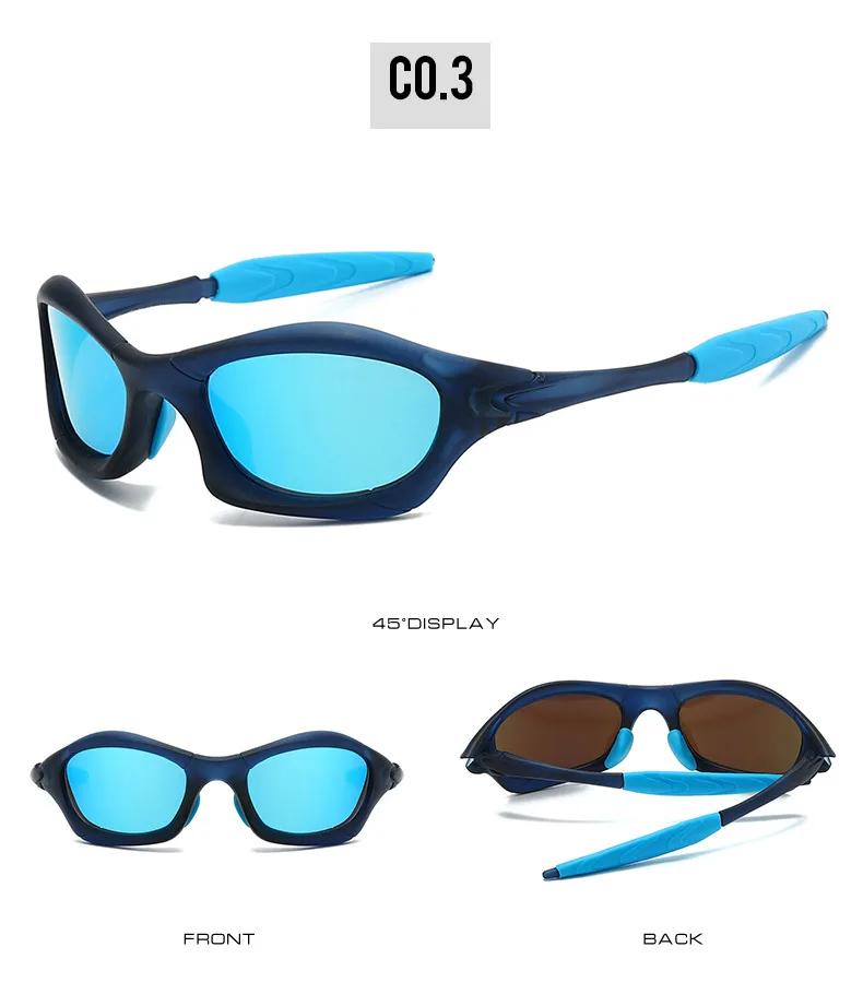 Outdoor-Sport-Sonnenbrille für Herren und Damen, reflektierende Beschichtung, Fahrradbrille, UV400 – Detail 9