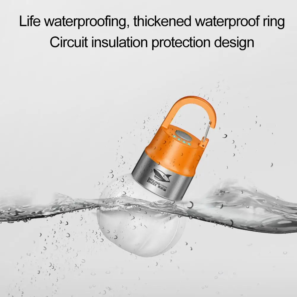 ضوء تخييم متعدد الوظائف، فانوس خيمة LED بسلسلة مفاتيح صغيرة مع ضوء مزاج RGB وتصميم غطاء زجاجة، معدات خارجية محمولة #5