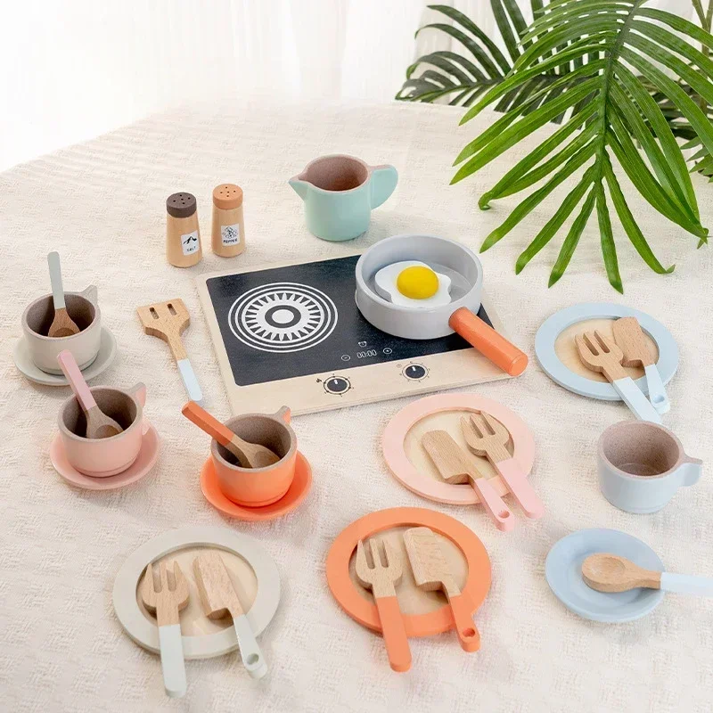 

Pretend Cooking Toys Pretend Play Kitchen Toys Preschool Role Play Miniature Simulation Kitchen Toy for Handcraft Furnishings