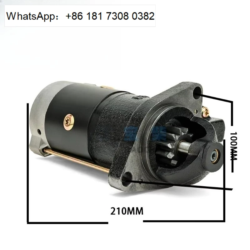 12V 11T 1.6KW Starter Motor For 198 1100 Engine Generator High Power Replacement Starter