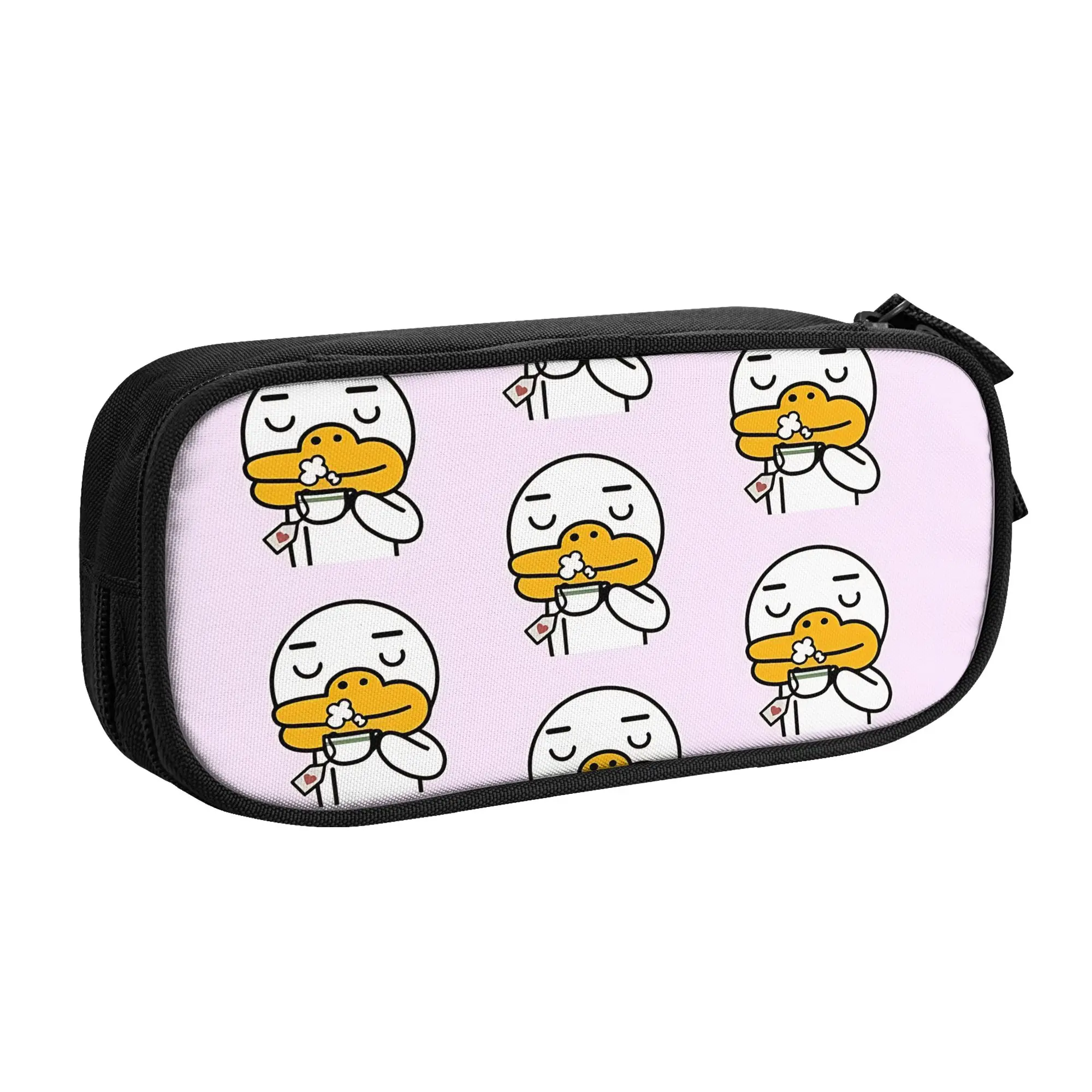 

1 piece Lightweight chubby duck Pencil Case Boys Pen Bag K-Kakao Office Stationery Bag