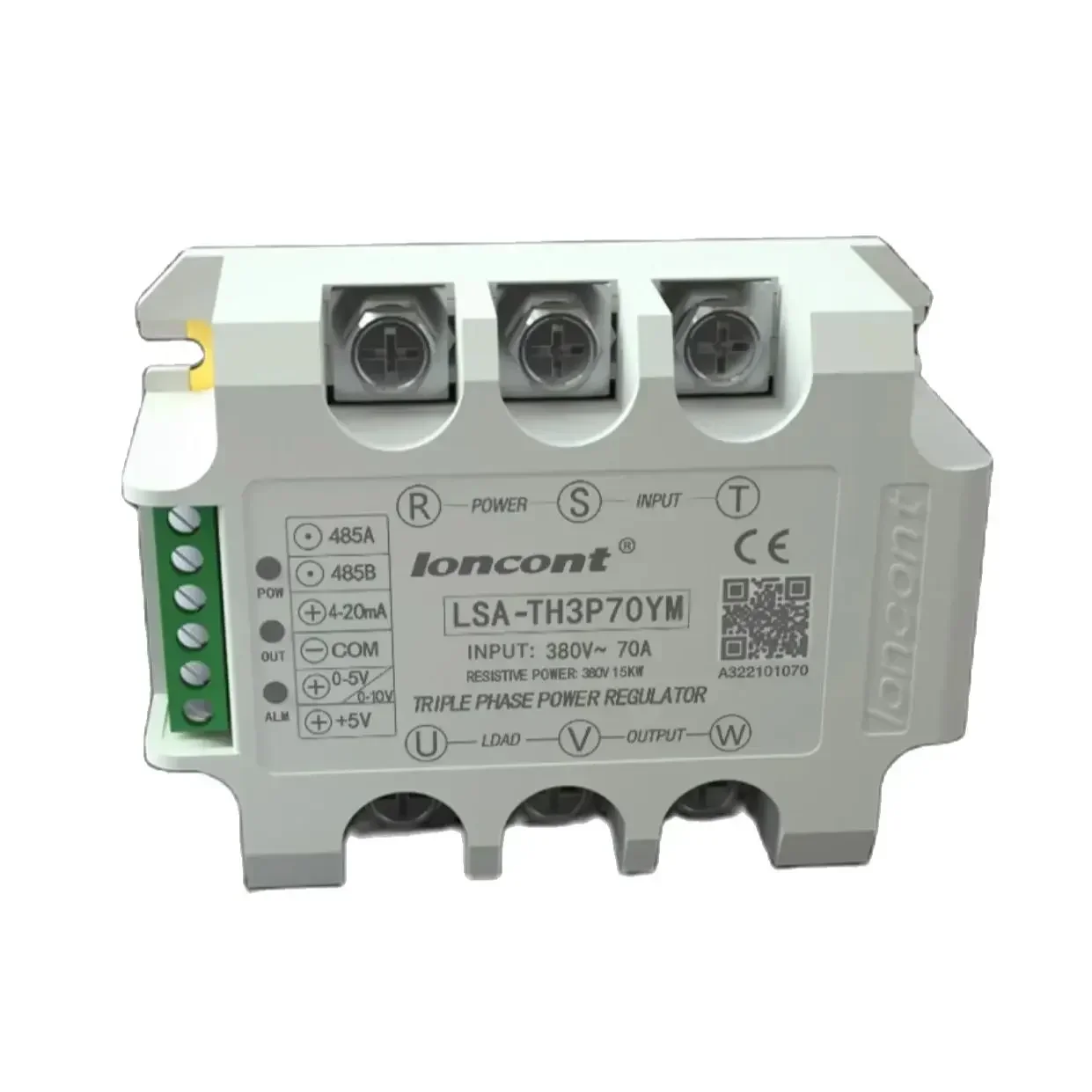 Three Phase AC Voltage Regulation Module Modbus-RTU thyristor dimming power regulator with RS485 communication type Only module