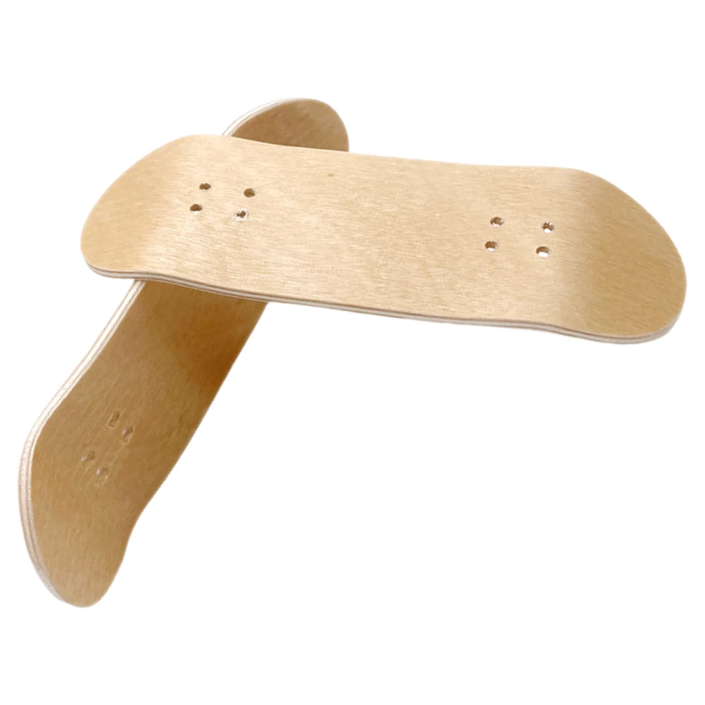 

2Pcs Skateboard Decks Smooth Wooden Board For Professional Fingerboards