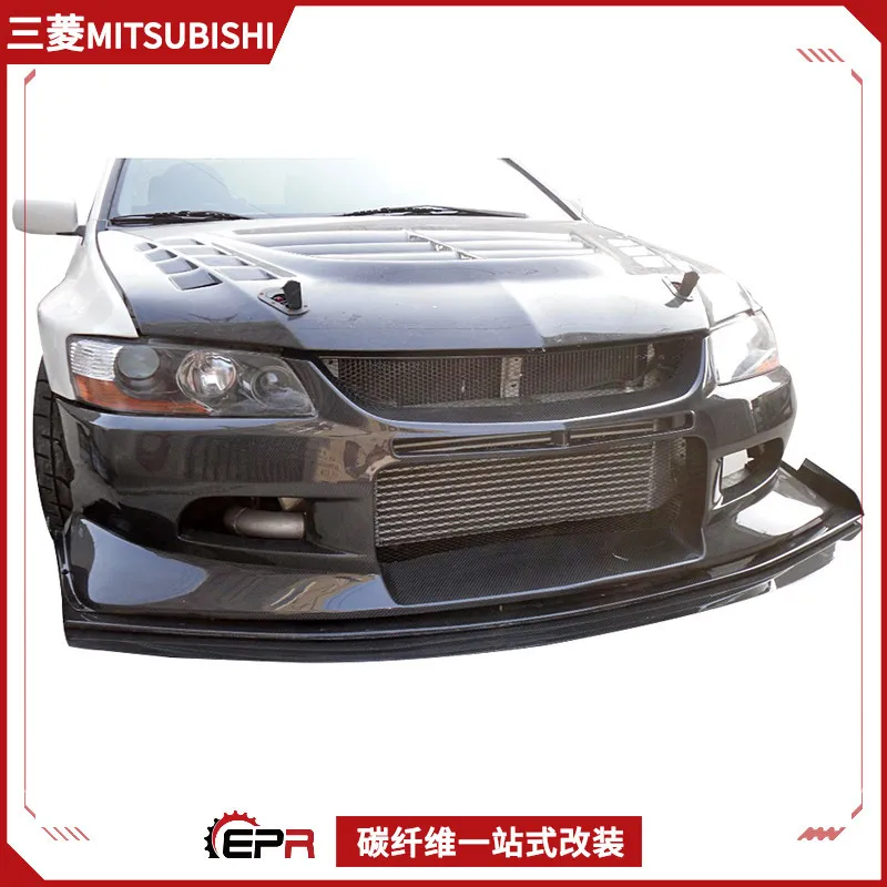 

Suitable for Mitsubishi Evolution8 9 Modified Voltex Carbon Fiber Front Bar Large Surround, Front Shovel Side Skirt