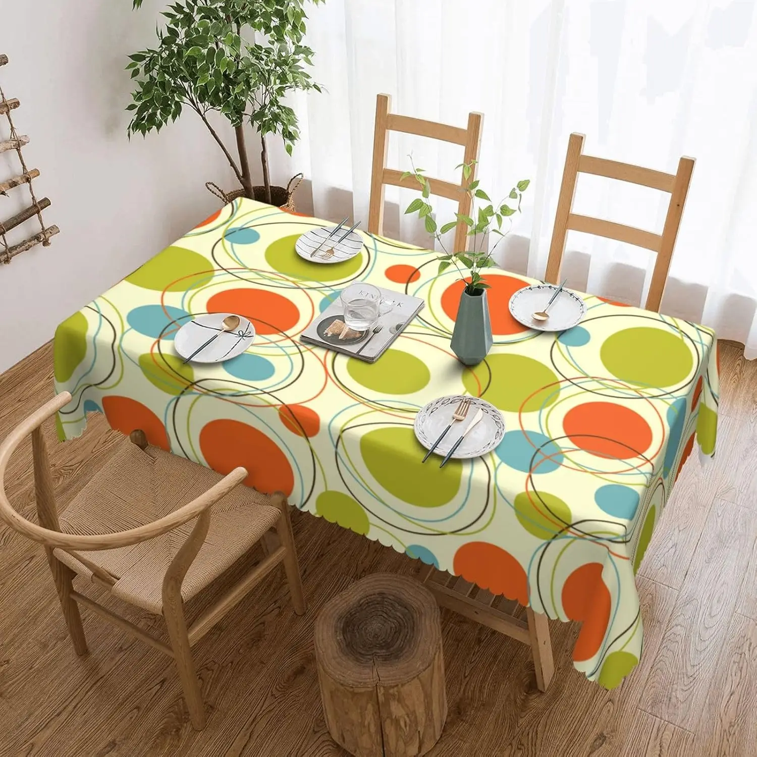 Abstract Modern Tablecloth for Dining Table Napkin Cover Home Decoration Party Supplies Table Runner Cloth Mat Fabric Design