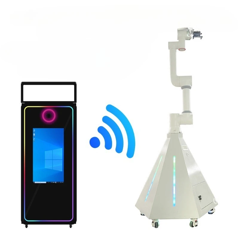 Roboterarm Photo Booth Gestensteuerung Filmschießmaschine