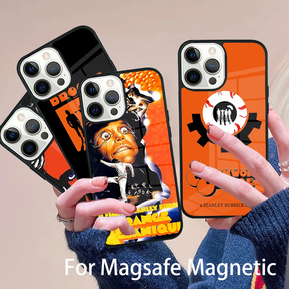 

A Clockwork Orange Film Phone Case Magesafe Magnetic Wireless Charge Cover For IPhone 16 11 12 13 14 15 Pro Max Plus Mini