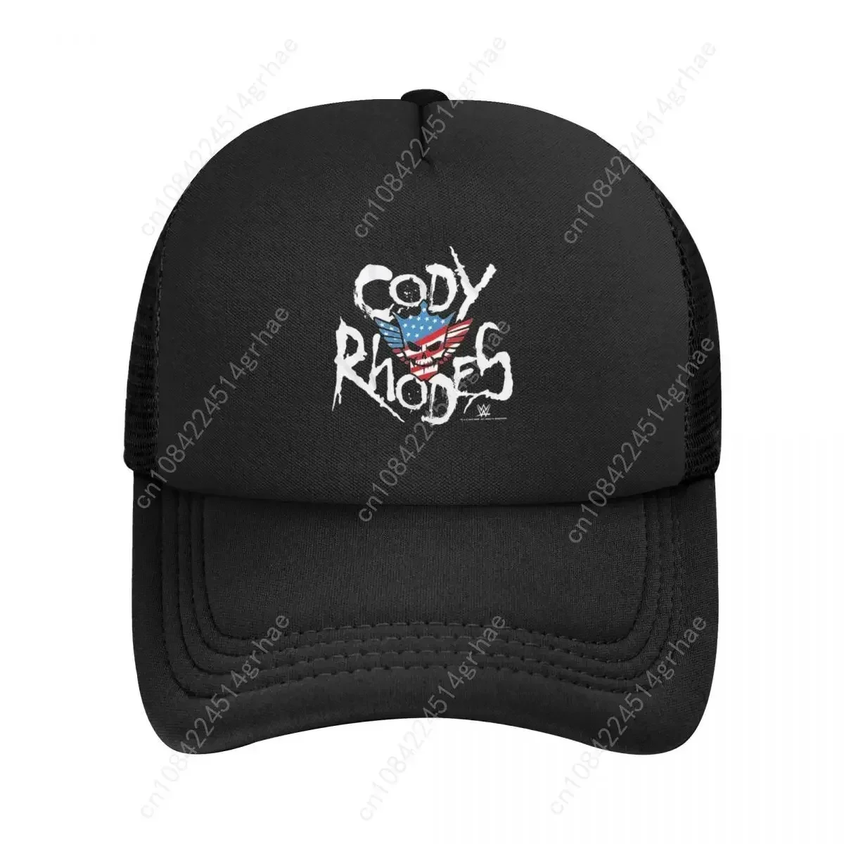 Cody Rhodes American Mesh Baseball Caps Men Women Hip-Hop Trucker Hat Hat Adjustable Polyester Dad Hat Summer Trucker Caps