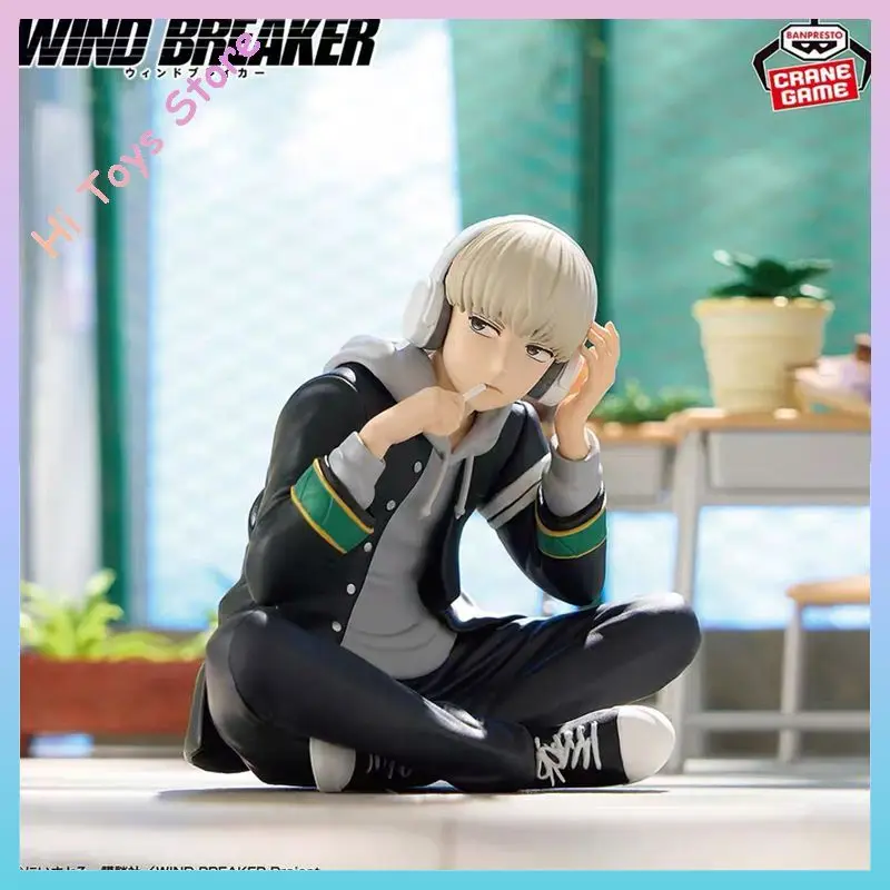 

In Stock Original Bandai Banpresto Wind Breaker Ren Kaji Chatting Time! Action Figure Model Statue Children Toys Birthday Gift