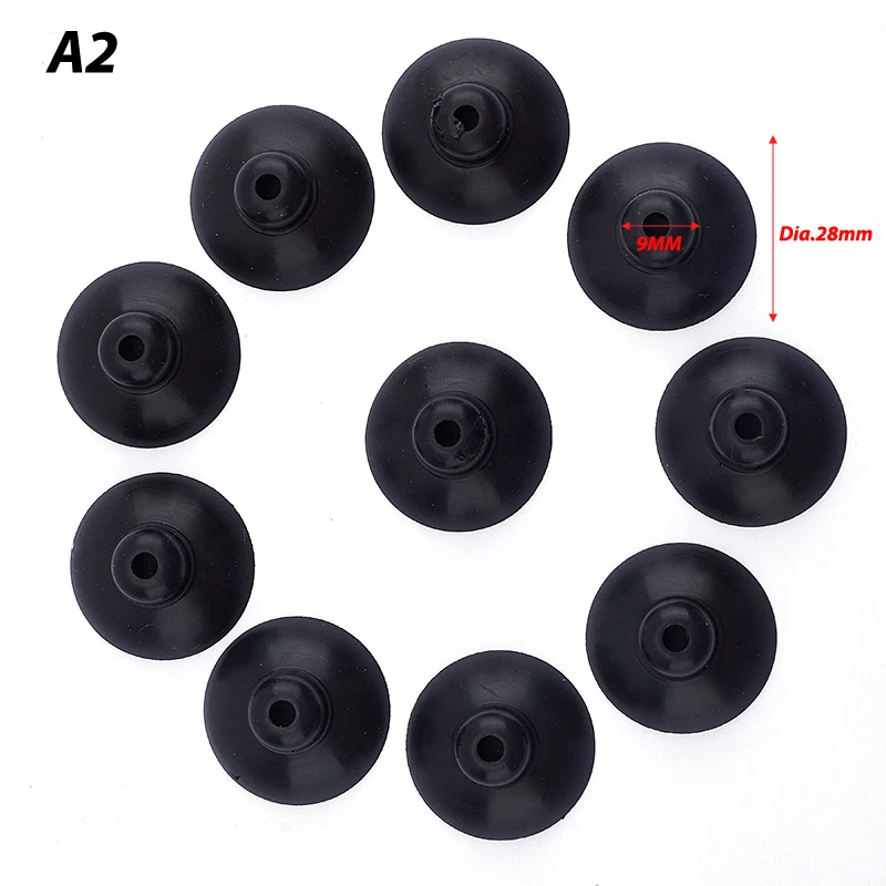 10Pcs Rubber Suction Cups For Aquarium Submersible Pump Fountain Pump Fish Tank Filter Pump Holder Sucker Replacement Supplies