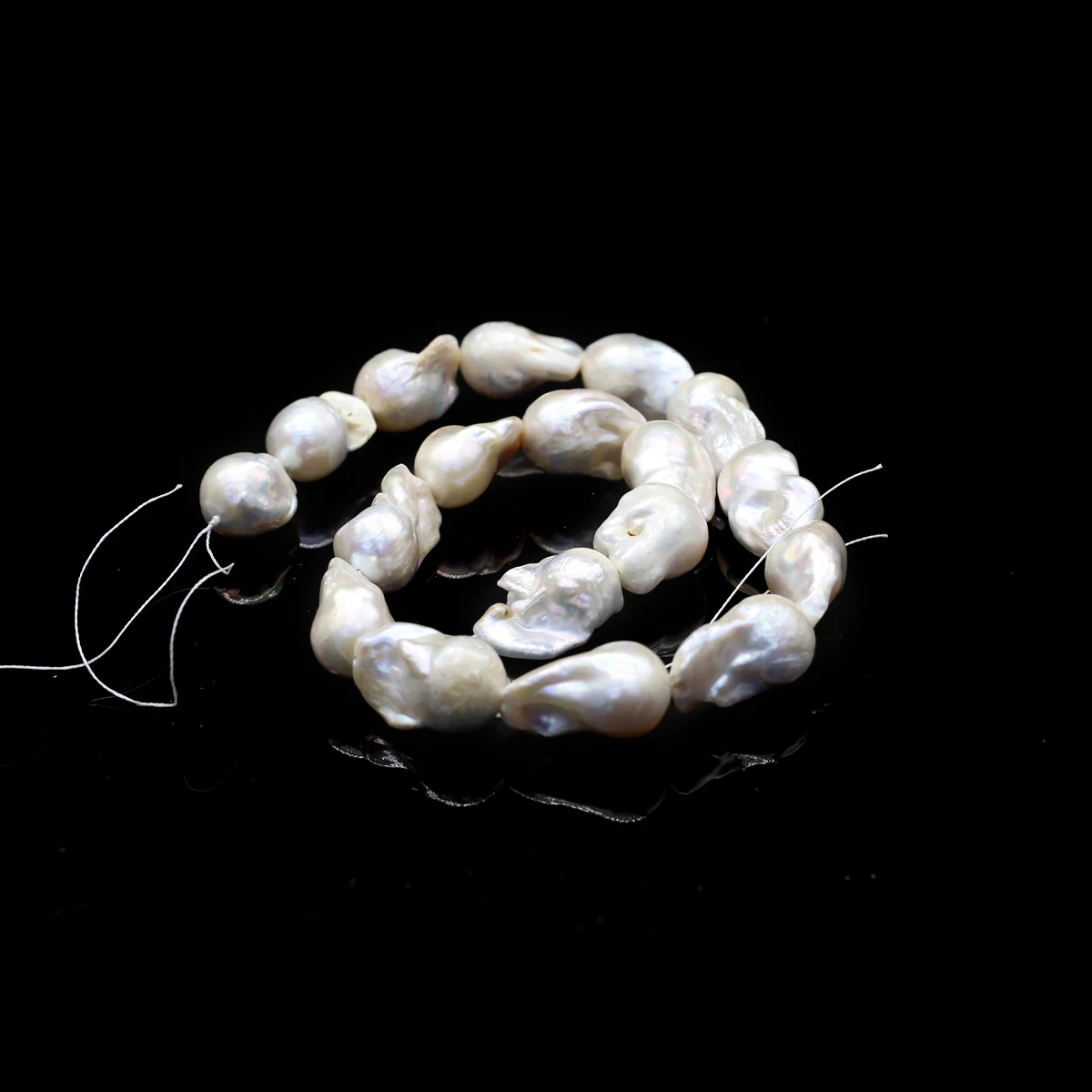 13x10mm 5A Natural Freshwater White 100% Pearl Baroque Irregular Shape Bead Gift Jewelry Make DIY Necklace Bracelet Accessories