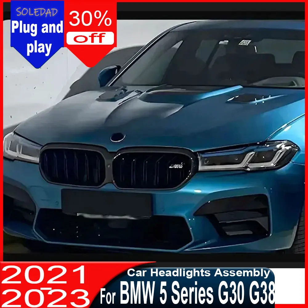 

Car L Headlight For BMW G30 G38 2021 2022 2023 DRL Brake Turn Signal Lamp Assemblies car lighting Plug and Play
