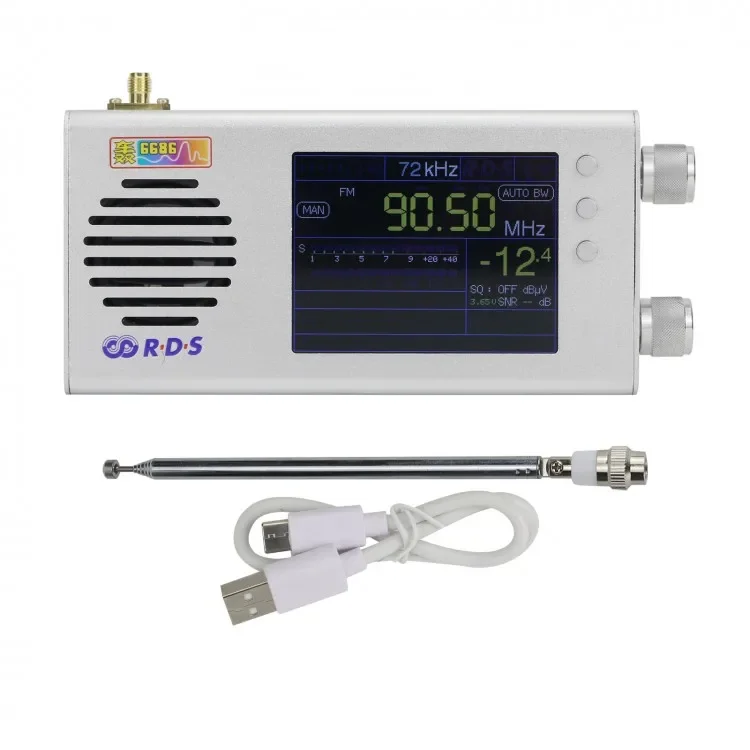 

HamGeek TEF6686 Plus All-Band Radio 2nd Generation V1.18 Firmware for SW Full Band Coverage Wireless Infrastructure Equipment