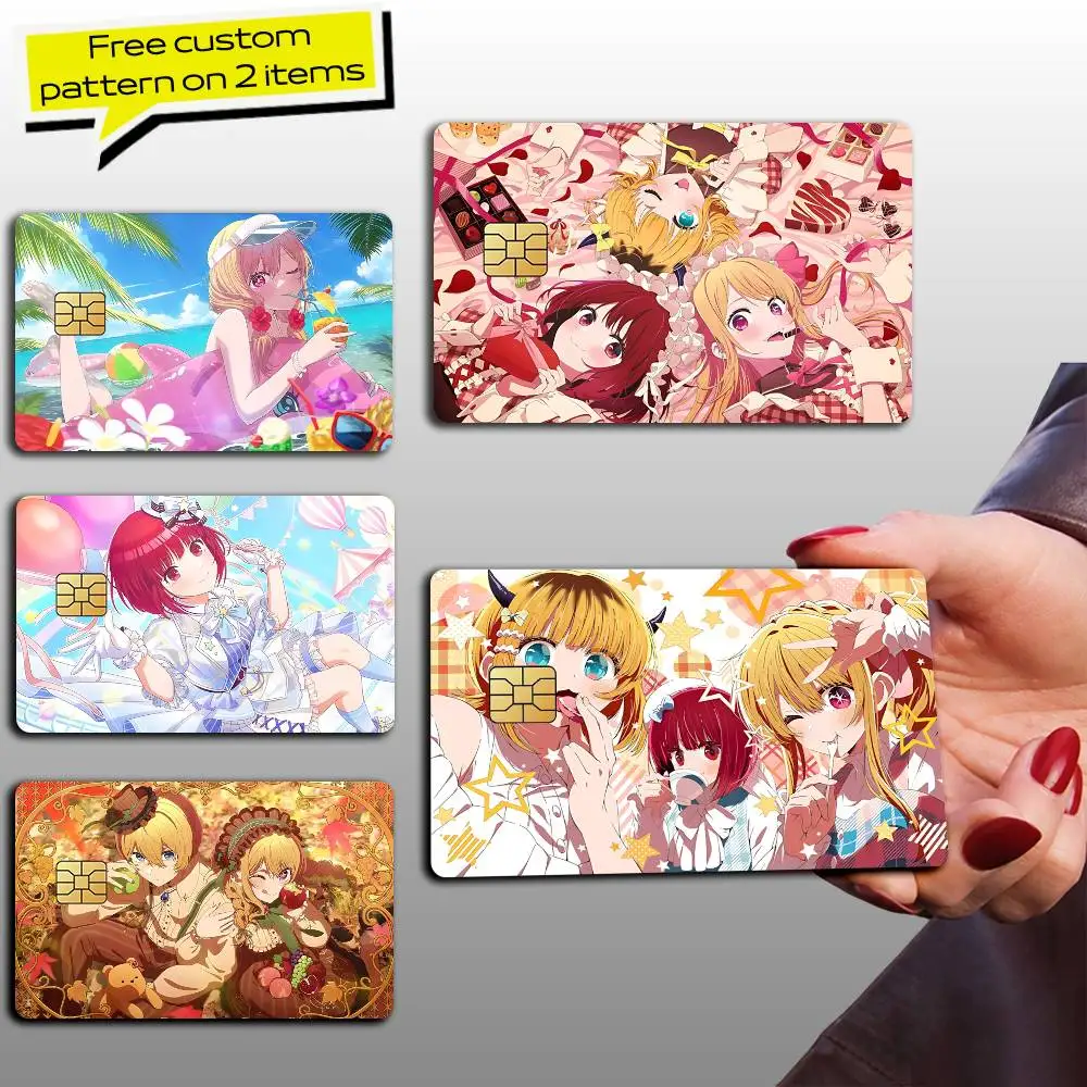 Ai Idol Mom O-Oshi no-Ko Card Stickers for Bank Access Protective Waterproof Film Cover Sticker Gift