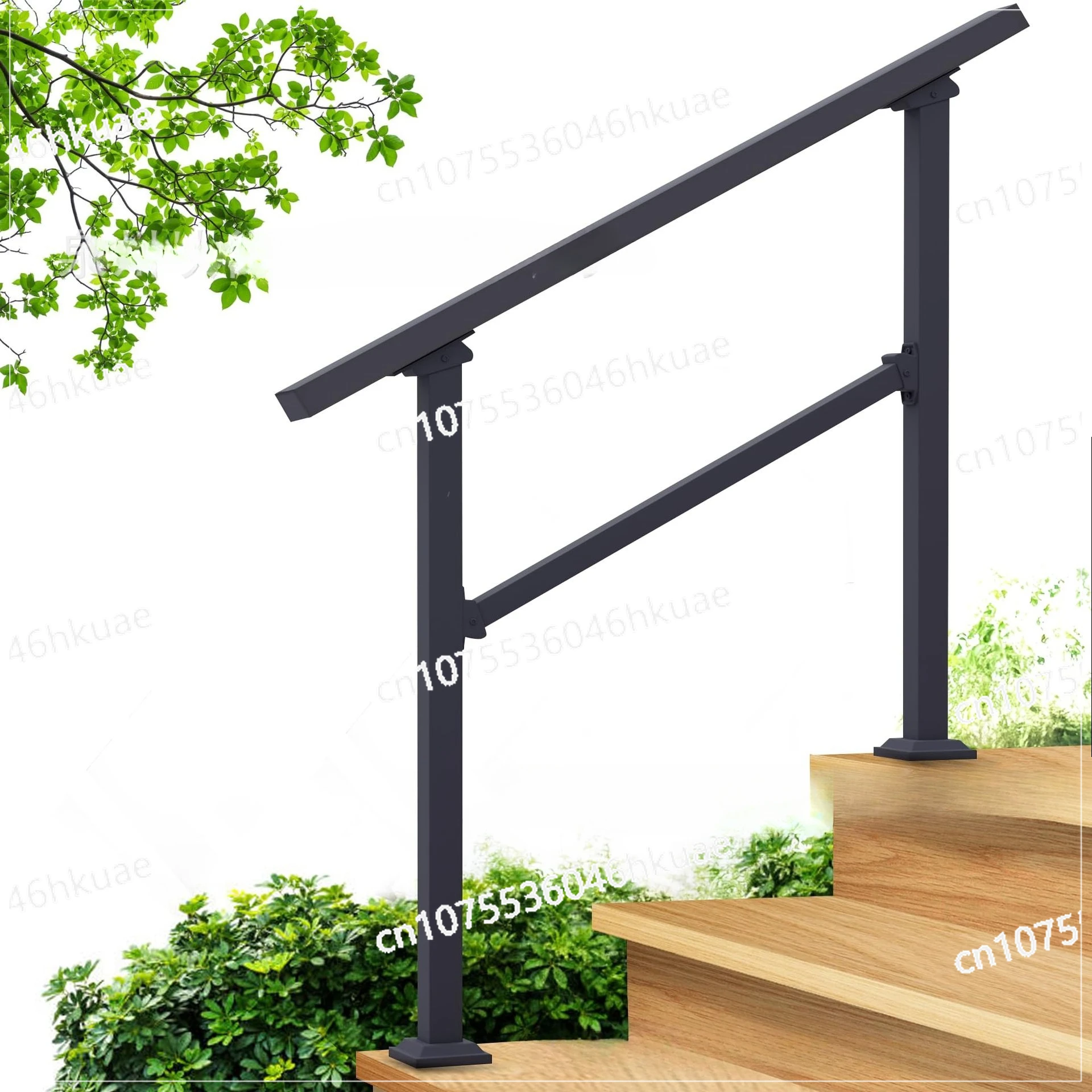 Indoor Outdoor Step Stair Handrails Safety Grab Bar for Porches Patios Sunrooms Easy Installation
