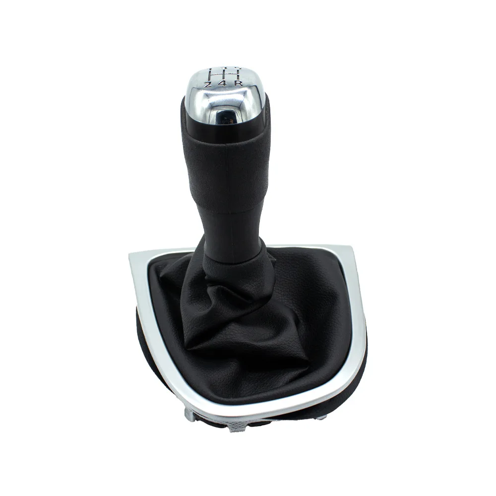 For Renault MK4 car electroplated black letter shift handlebar gear lever gear head dust cover accessories
