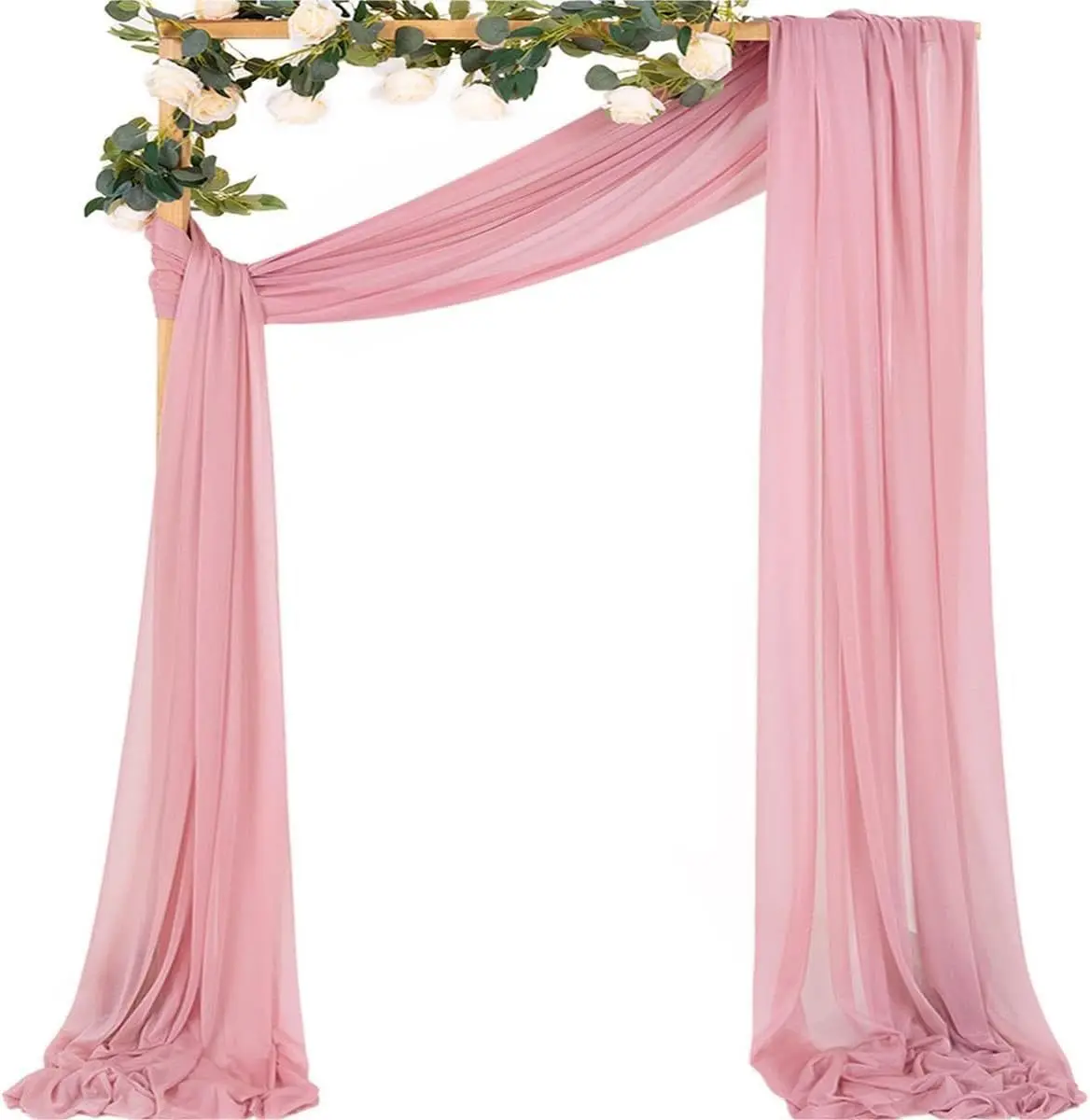 Arco de boda de lujo de gasa Crysta verde salvia, camino de mesa elegante ligero, perfecto para fiesta, cumpleaños, banquetes, decoración de