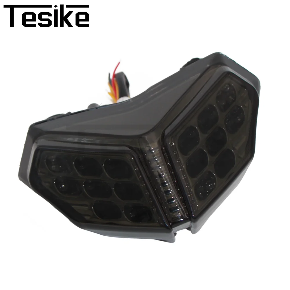 

Motorcycle LED Tail Brake Light chrome plating Rear Turn signal Daytime Running Signal For Ducati Superbike 848 2008-2014 1098