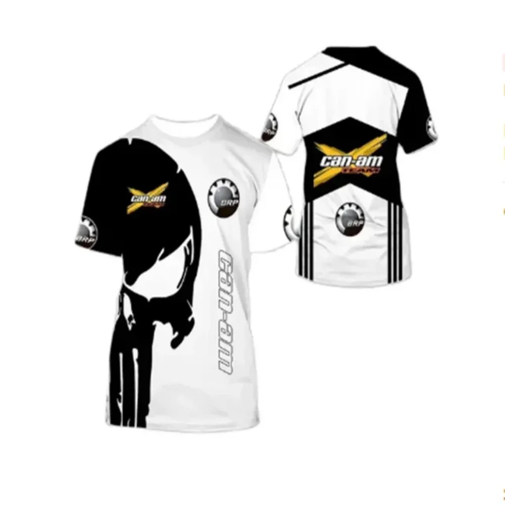 Summer Hot Men's T-shirt Brp Can Am 3D Print Fashion Off Road Personality Short Sleeve Tees Funny Harajuku Street Style Tops