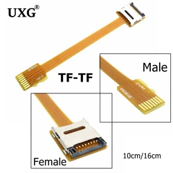 Micro SD TF to Memory Card Kit Male to Female Extension Cable Soft ribon Flat FPC Mobile Tablet Camera Extender Cable 10cm 16cm