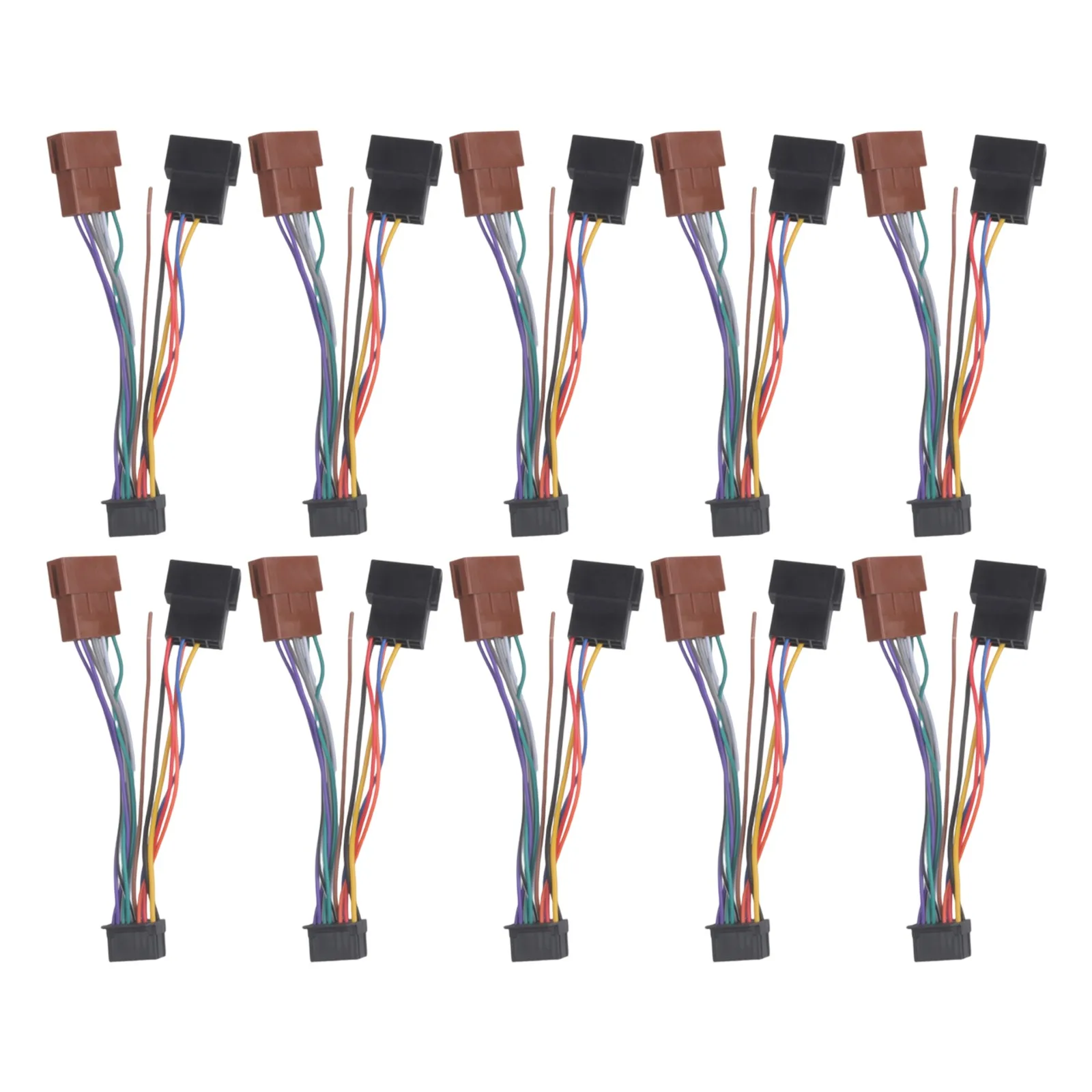 Car Audio Harness Audio Modified CD Tail Line 185mm 185mm Size Specification 12V Voltage Compatibility For 16-pin Sockets