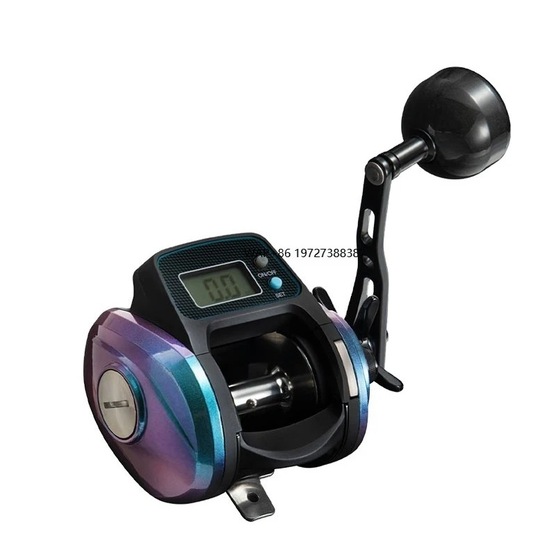 

Fishing Reels ERF Line Counter Reel Fishing 5.1:1 8+1 High Quality Electric Fishing Reel