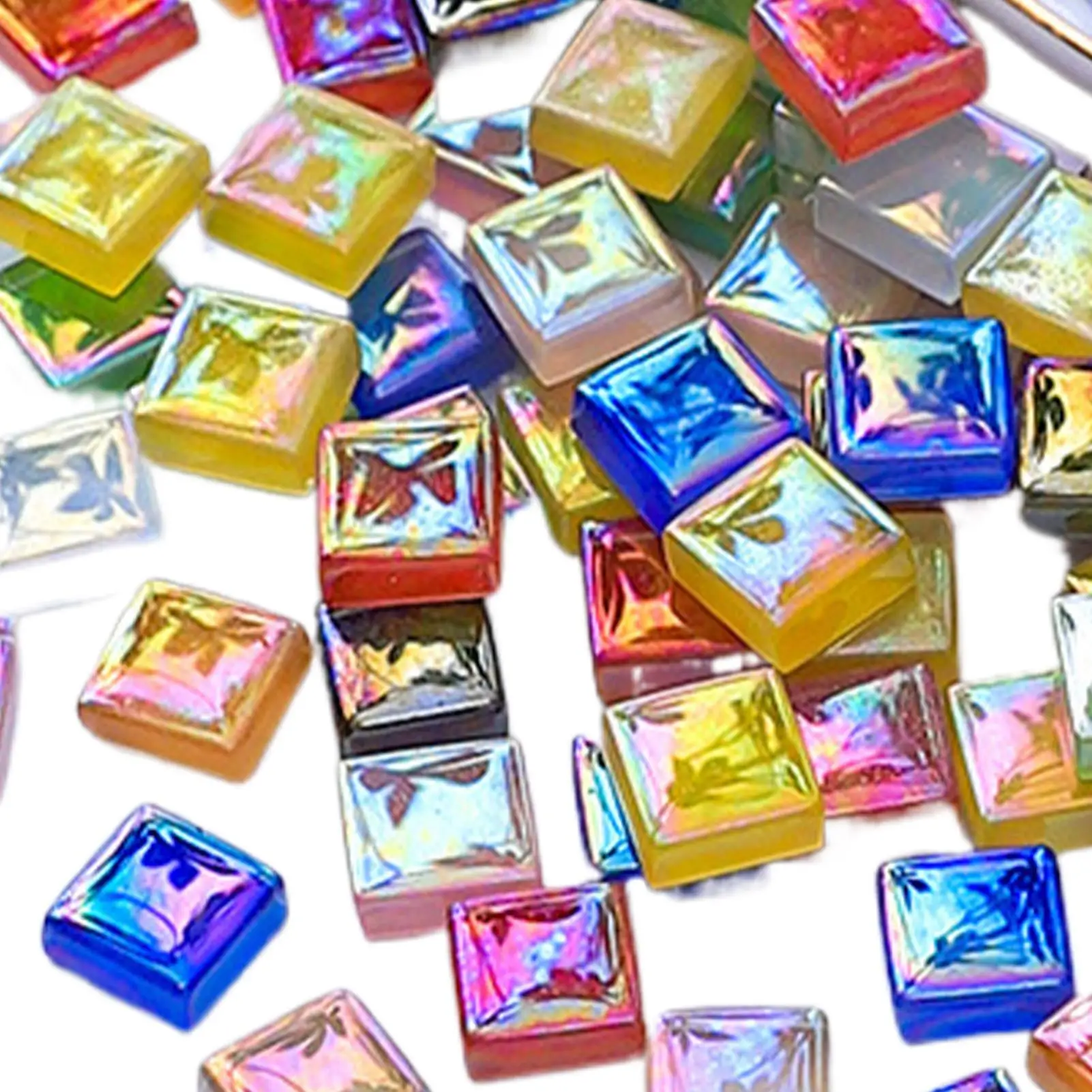 

1100pcs Mixed Color Mosaic Tiles Shine Stained Glass Bulk Assorted Shapes Glitter Crystal for DIY Art Crafts Home Decoration