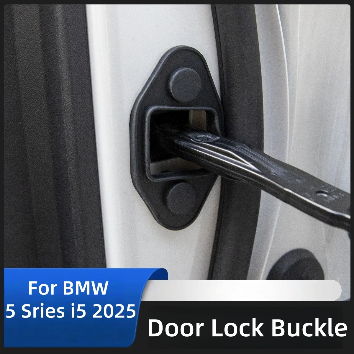 

4pcs Silicone Car Door Lock Buckle Protection Cover For BMW 3 5 7 Series F30 E90 G20 F10 X1 X5 F15 Mute Buffering Cushion