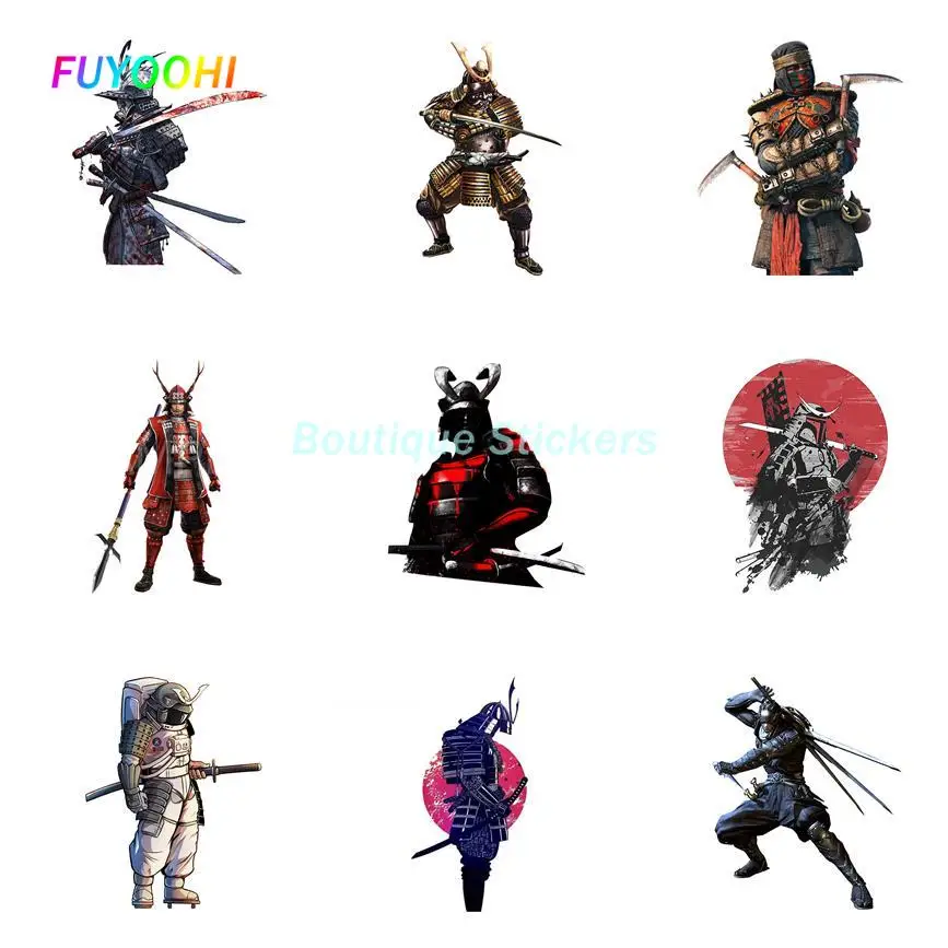 FUYOOHI Play Stickers for Cool Samurai Graphics Car Decals Suitable for JDM Motorcycle Vinyl Decals Car Assessoires