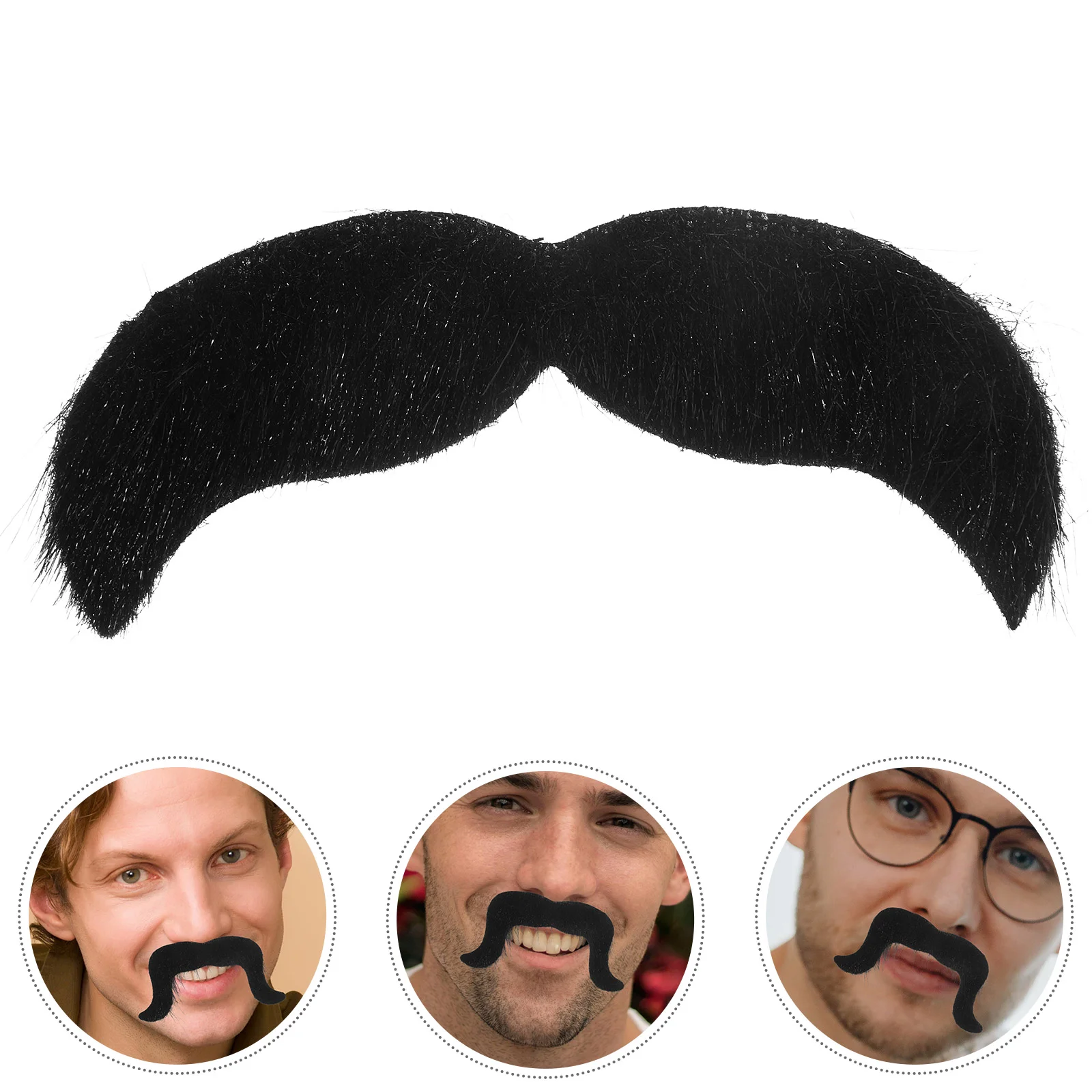 

Realistic Fake Beard Mustache Self Adhesive Men Halloween Cosplay Party Material Lifelike Beards For Adult Festive