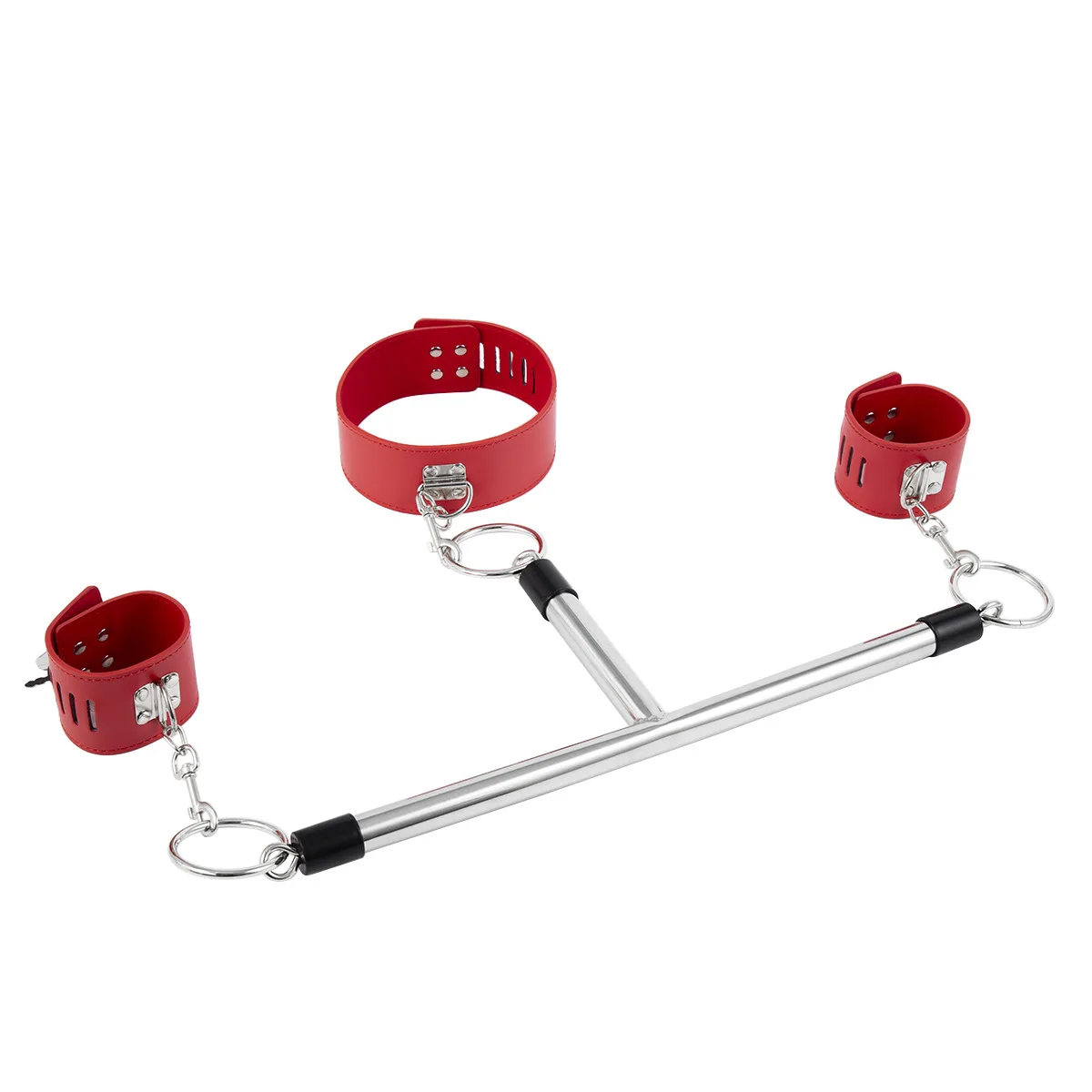 BDSM مجموعة أصفاد من SM صنم الفولاذ المقاوم للصدأ تمديد مفرشة بار الكبار زوجين الرقيق تسخير لساق الكفة الرقبة ضبط النفس عدة #3