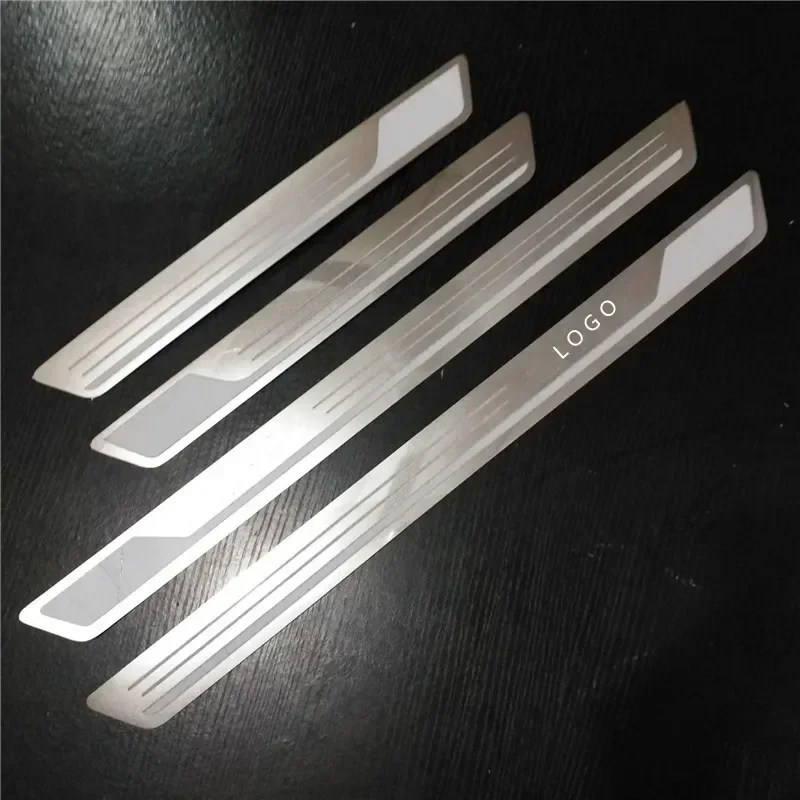 For Volkswagen Golf 7/Golf 6 2009-2023 ultrathin stainless steel car threshold guard Welcome pedal anti-scratch car accessories