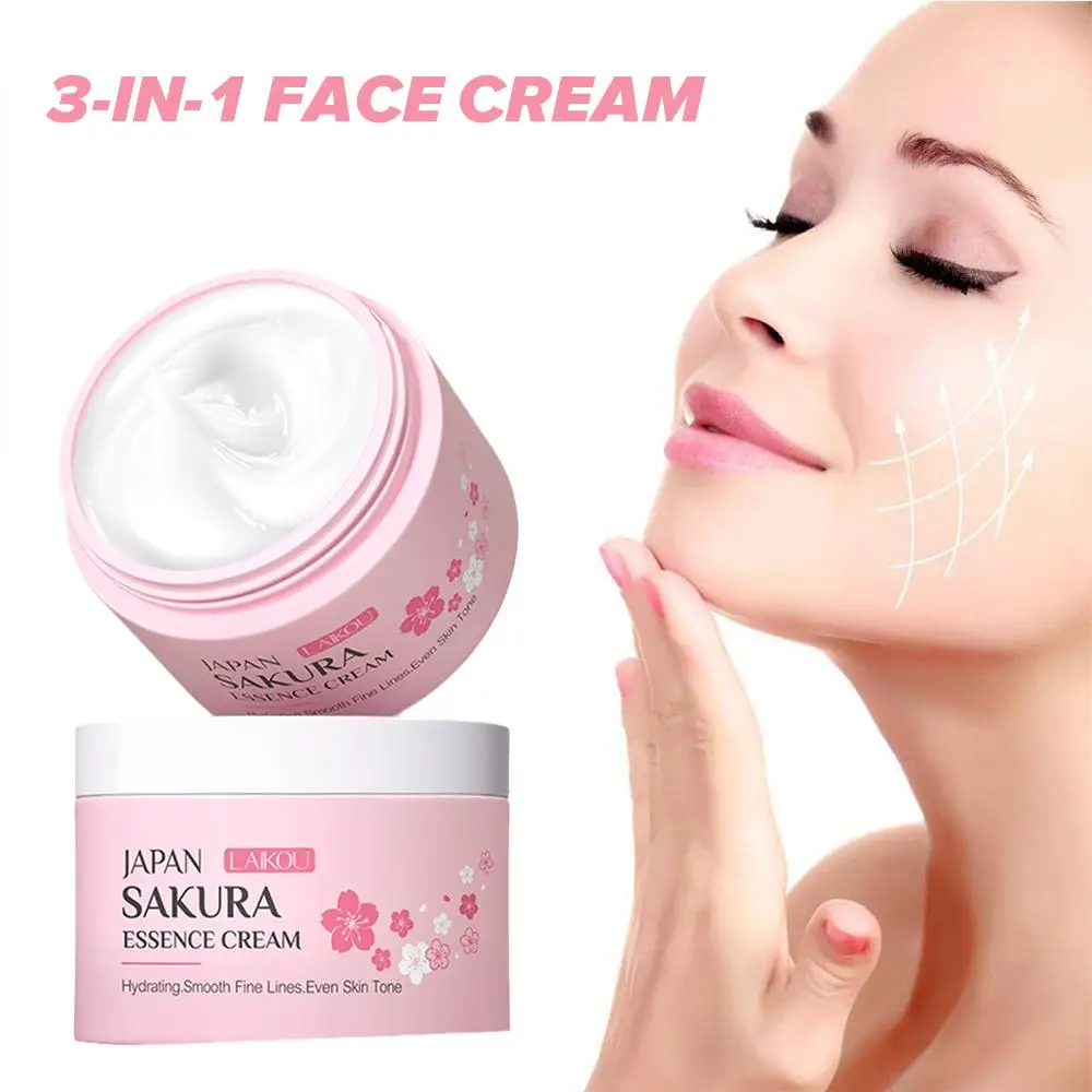 25g Japan Essence Face Cream Cherry Blossom Facial Cream Moisturizing Anti Wrinkle Anti Aging Korean Skin Care