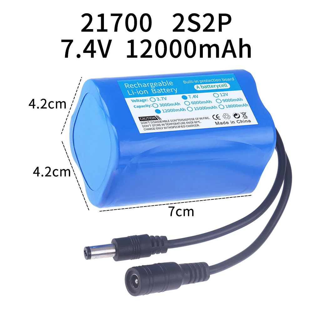7.4V battery 3000mah/6000mah/9 - огляд і ціна Fish Finder Charger