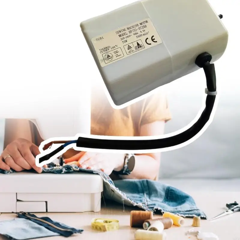 M6CB Effizienter Ersatzmotor Nähmotor für Haushaltsnähmaschinen 70W