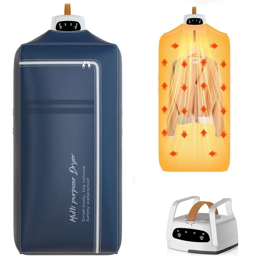 

Clothes Dryer, Mini Compact Dryer, Upgraded FastDrying Machine with Adjustable Timer amp WrinkleReducing Heat, for Travel, Apart