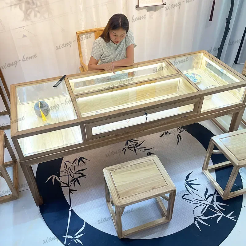 LD Chinese Bracelet Jewelry Cabinet Modern Design Sleek Jewelry Cabinet High Sense Living Room Furniture