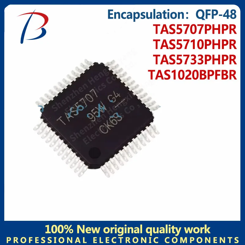 Tas5707phpr tas5733phpr tas5710phpr tas1020btfbr tas5707 tas5733 tas5710 tas102ic chip qfp-48