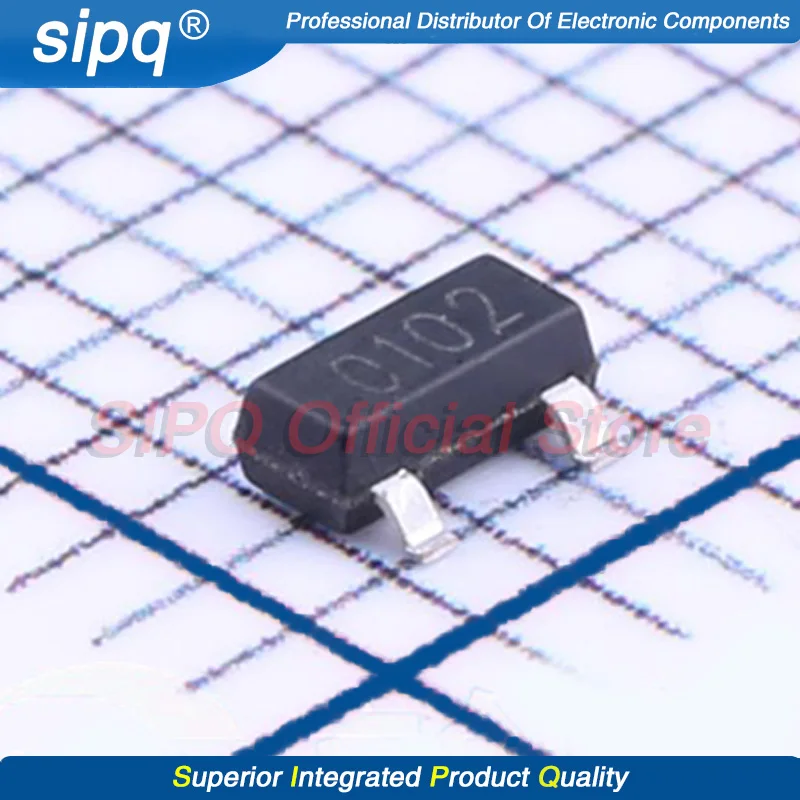 50PCS/LOT NCE0102 100V 2A 1.25W 240MΩ@10V,1A 2.5V@250UA N CHANNEL SOT-23 MOSFETS Brand New and Original In Stock