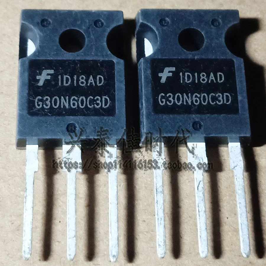 Original new 2pcs/ G30N60C3D HGTG30N60C3D 63A/600V TO-247