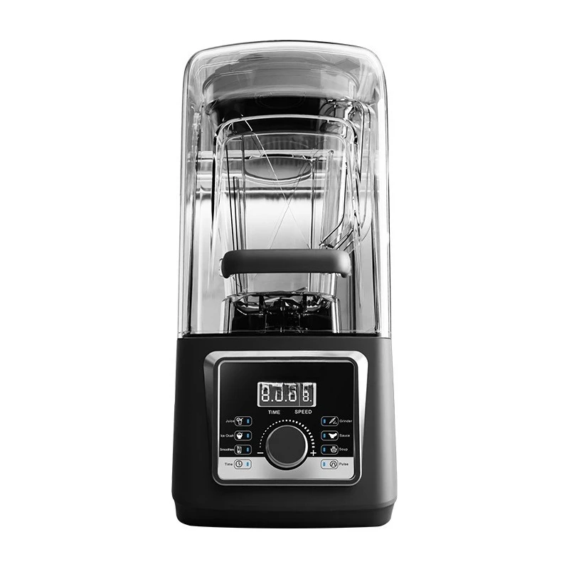 

4L5L commercial sound insulation cover wall breaker crushing ice juicing smoothie machine milk shop special mixer