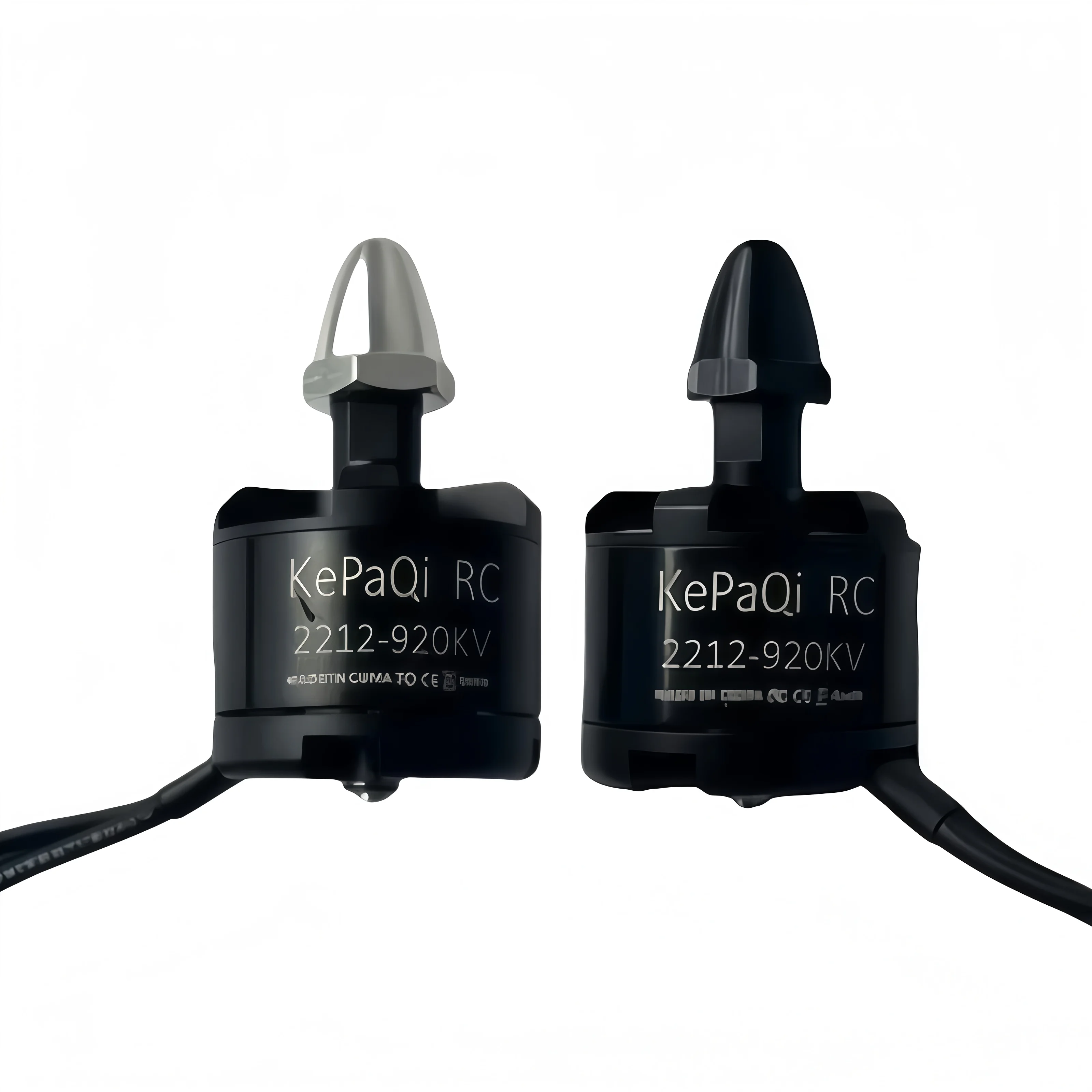 Der selbstsichernde Motor Kepaqi RC 2212-920KV in Schwarz und Silber ist für RC-Quadrocopter-Flugzeuge mit mehreren Rotoren geeignet