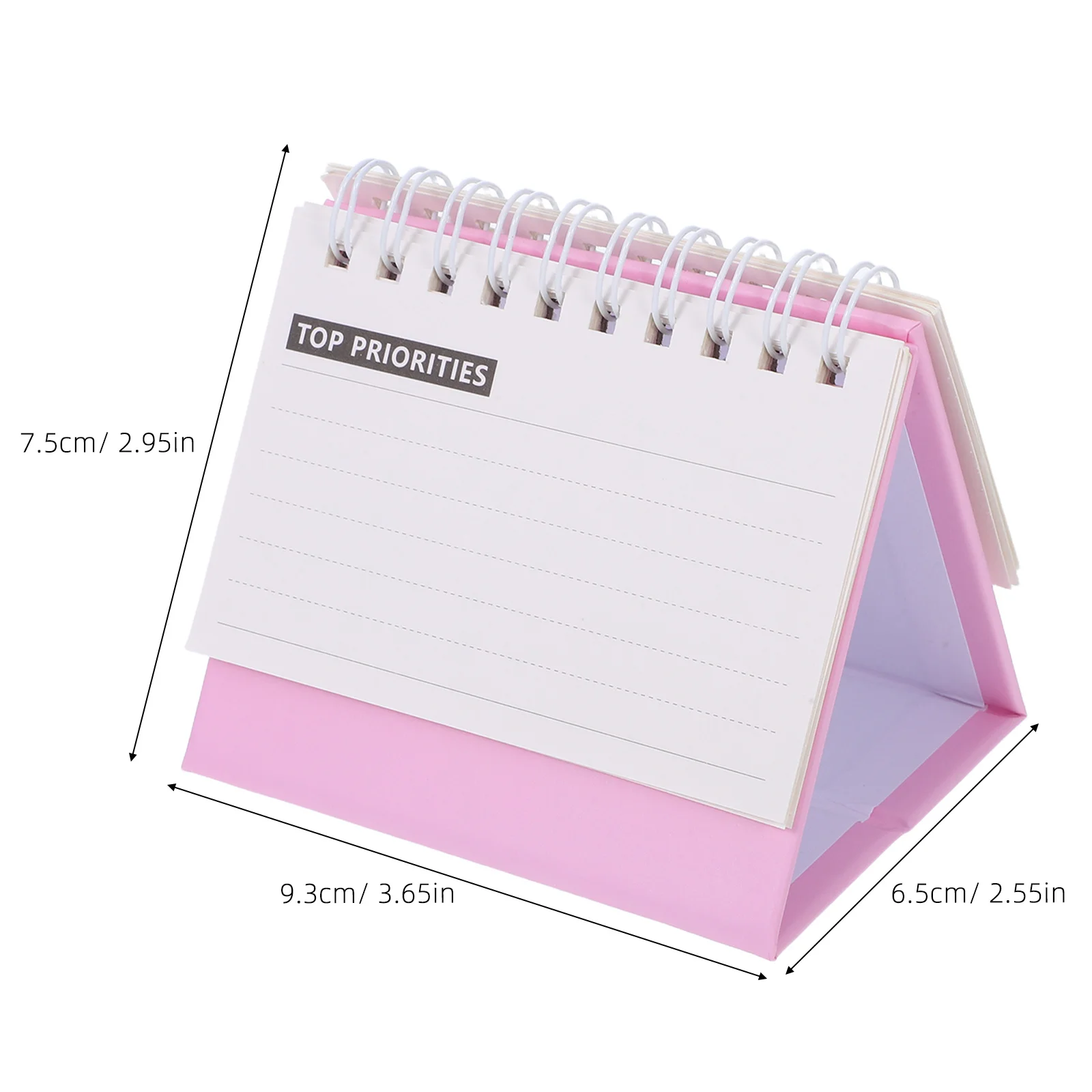 Mini Desktop Calendar 2026 Simple Solid Color Design Yearly Planner for Daily Tasks Appointments Office Supplies Decorative
