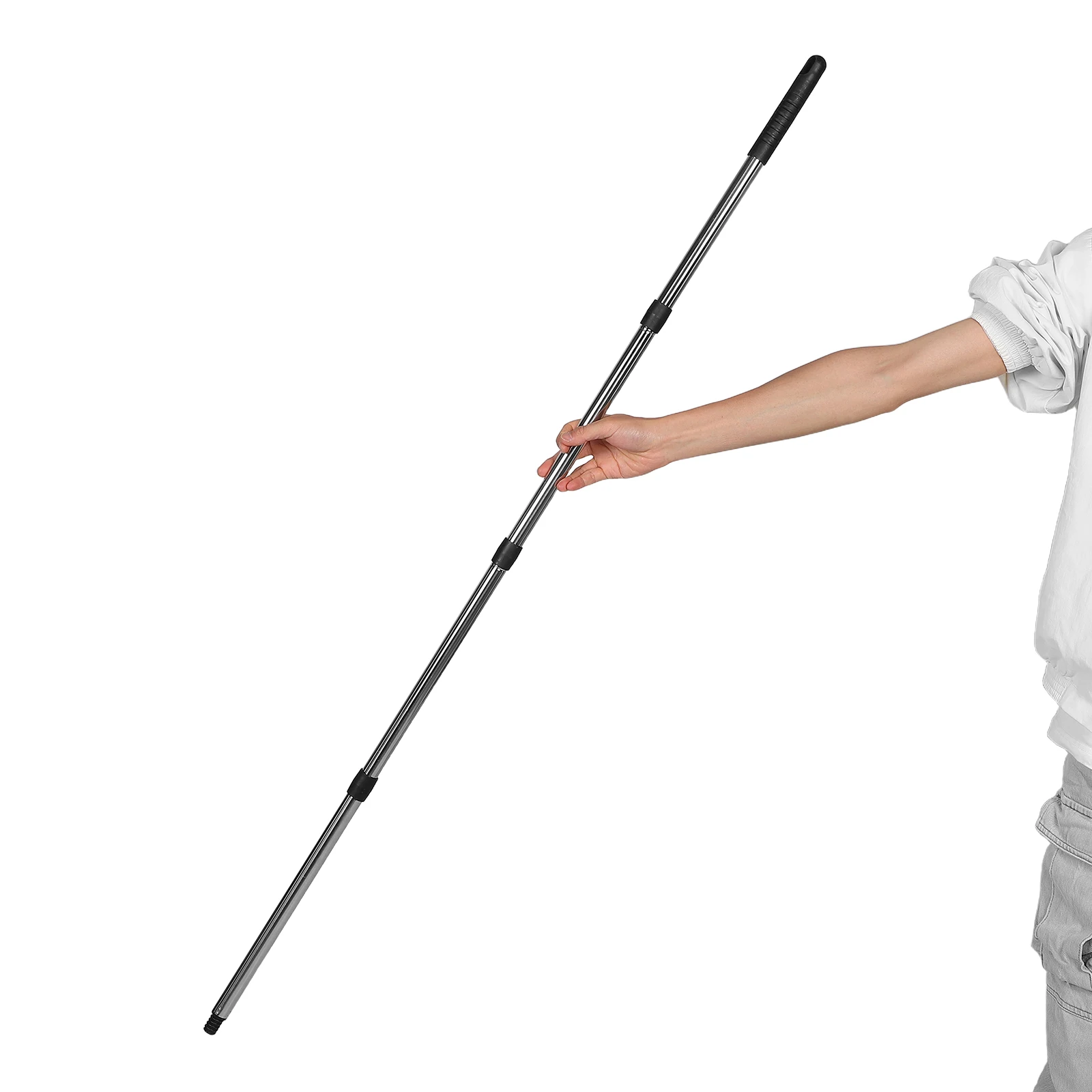 

Roof Cleaning Tool Telescopic Pole Durable Scoop Gutter Debris Remover Household Rainwater Blockage Prevention Gutter